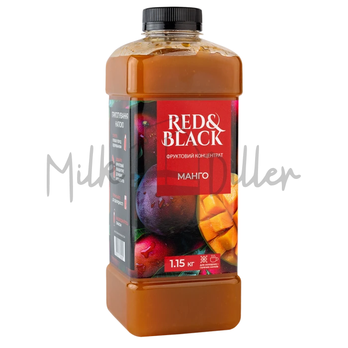 Фруктове пюре для лимонадів та чаю Манго Red and Black 1150г