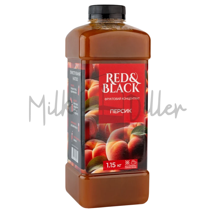 Фруктове пюре для лимонадів та чаю Персик Red and Black 1150г