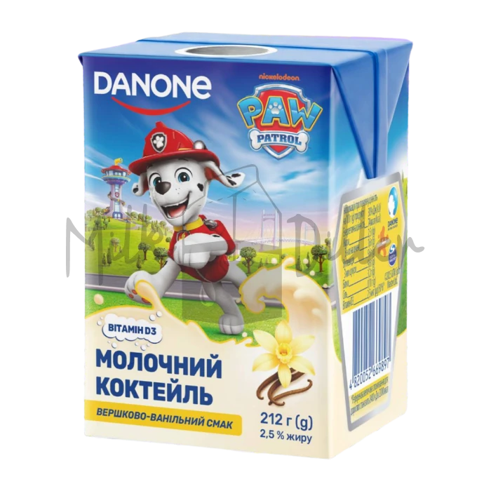 Коктейль молочний вершково-ванільний 2.5% 212г