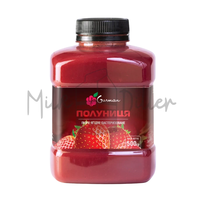 Пюре пастеризоване ПОЛУНИЦЯ 10% (0.5кг)
