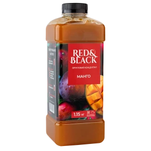Фруктове пюре для лимонадів та чаю Манго Red and Black 1150г