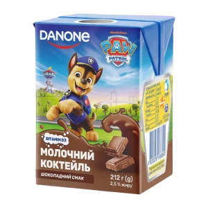 Коктейль молочний шоколадний 2.5% 212г