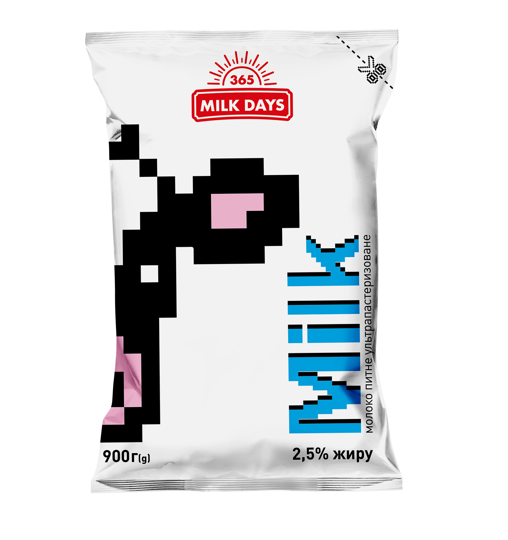 Молоко ультрапас. 2,5 % 0.9 л TFA TМ 365 Milk days — купити оптом